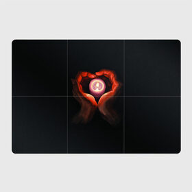 Магнитный плакат 3Х2 с принтом Свеча в Белгороде, Полимерный материал с магнитным слоем | 6 деталей размером 9*9 см | влюбленным | люблю | любовь | руки | свеча | сердце | чувства
