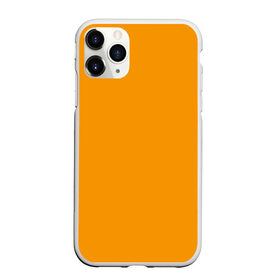Чехол для iPhone 11 Pro матовый с принтом Цвет Шафран (без рисунка) в Белгороде, Силикон |  | Тематика изображения на принте: без рисунка | горчичный | желто оранжевый тон | желтый | модные цвета 2020 | оранжевый | рыжий | сочный цвет | цвет 2020 | шафран | яркие цвета