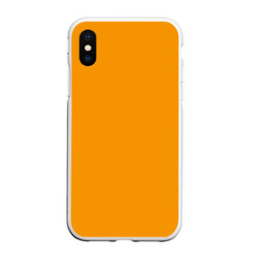 Чехол для iPhone XS Max матовый с принтом Цвет Шафран (без рисунка) в Белгороде, Силикон | Область печати: задняя сторона чехла, без боковых панелей | Тематика изображения на принте: без рисунка | горчичный | желто оранжевый тон | желтый | модные цвета 2020 | оранжевый | рыжий | сочный цвет | цвет 2020 | шафран | яркие цвета