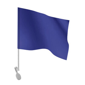 Флаг для автомобиля с принтом Синий в Белгороде, 100% полиэстер | Размер: 30*21 см | blue | geometry | neon | texture | один тон | однотон | синий | текстура