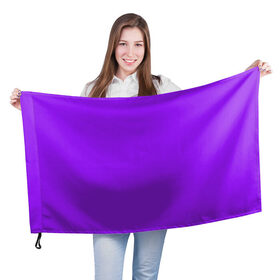 Флаг 3D с принтом Фиолетовый в Белгороде, 100% полиэстер | плотность ткани — 95 г/м2, размер — 67 х 109 см. Принт наносится с одной стороны | geometry | neon | purple | texture | один тон | однотон | текстура | фиолетовый