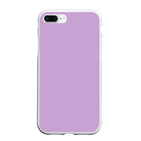 Чехол для iPhone 7Plus/8 Plus матовый с принтом Глициниевый цвет (без рисунка) в Белгороде, Силикон | Область печати: задняя сторона чехла, без боковых панелей | Тематика изображения на принте: глициниевый | однотонный | пурпурный | розовый | фиолетовый | цвет