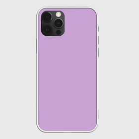 Чехол для iPhone 12 Pro Max с принтом Глициниевый цвет (без рисунка) в Белгороде, Силикон |  | Тематика изображения на принте: глициниевый | однотонный | пурпурный | розовый | фиолетовый | цвет