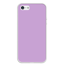 Чехол для iPhone 5/5S матовый с принтом Глициниевый цвет (без рисунка) в Белгороде, Силикон | Область печати: задняя сторона чехла, без боковых панелей | Тематика изображения на принте: глициниевый | однотонный | пурпурный | розовый | фиолетовый | цвет