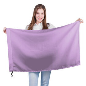 Флаг 3D с принтом Глициниевый цвет (без рисунка) в Белгороде, 100% полиэстер | плотность ткани — 95 г/м2, размер — 67 х 109 см. Принт наносится с одной стороны | глициниевый | однотонный | пурпурный | розовый | фиолетовый | цвет
