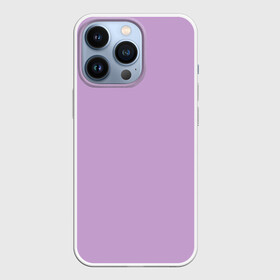 Чехол для iPhone 13 Pro с принтом Глициниевый цвет (без рисунка) в Белгороде,  |  | Тематика изображения на принте: глициниевый | однотонный | пурпурный | розовый | фиолетовый | цвет