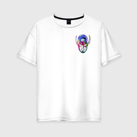Женская футболка хлопок Oversize с принтом Флэш в Белгороде, 100% хлопок | свободный крой, круглый ворот, спущенный рукав, длина до линии бедер
 | barry allen | the flash | vdzabma | барри аллен | флэш