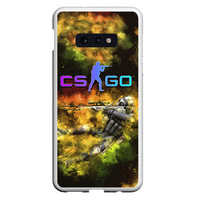 Чехол для Samsung S10E с принтом CS GO Gold dust в Белгороде, Силикон | Область печати: задняя сторона чехла, без боковых панелей | counter strike | cs go | контра | кс го