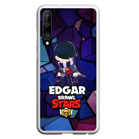 Чехол для Honor P30 с принтом BRAWL STARS EDGAR в Белгороде, Силикон | Область печати: задняя сторона чехла, без боковых панелей | 8 bit | brawl stars | byron | colette | crow | edgar | gale | leon | max | mr.p | sally leon | shark | virus 8 bit | werewolf leon | акула | байрон | берли | бравл старс | ворон | коллет | макс | оборотень | эдгар