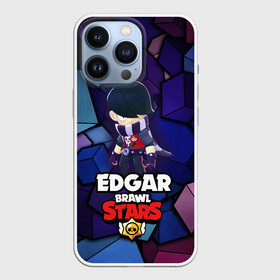 Чехол для iPhone 13 Pro с принтом BRAWL STARS EDGAR. в Белгороде,  |  | 8 bit | brawl stars | byron | colette | crow | edgar | gale | leon | max | mr.p | sally leon | shark | virus 8 bit | werewolf leon | акула | байрон | берли | бравл старс | ворон | коллет | макс | оборотень | эдгар