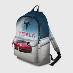 Рюкзак 3D с принтом Tesla Model 3 в Белгороде, 100% полиэстер | лямки с регулируемой длиной, сверху петелька, чтобы рюкзак можно было повесить на вешалку. Основное отделение закрывается на молнию, как и внешний карман. Внутри два дополнительных кармана, один из которых закрывается на молнию. По бокам два дополнительных кармашка | 3 | america | auto | car | electric | elon | model | motors | musk | tesla | usa | vehicle | авто | америка | илон | маск | модель | сша | тесла | электромобиль