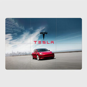 Магнитный плакат 3Х2 с принтом Tesla Model 3 в Белгороде, Полимерный материал с магнитным слоем | 6 деталей размером 9*9 см | Тематика изображения на принте: 3 | america | auto | car | electric | elon | model | motors | musk | tesla | usa | vehicle | авто | америка | илон | маск | модель | сша | тесла | электромобиль