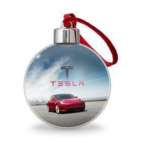 Ёлочный шар с принтом Tesla Model 3 в Белгороде, Пластик | Диаметр: 77 мм | 3 | america | auto | car | electric | elon | model | motors | musk | tesla | usa | vehicle | авто | америка | илон | маск | модель | сша | тесла | электромобиль