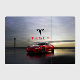Магнитный плакат 3Х2 с принтом Tesla Roadster в Белгороде, Полимерный материал с магнитным слоем | 6 деталей размером 9*9 см | america | auto | car | electric | elon | motors | musk | roadster | tesla | usa | vehicle | авто | америка | илон | маск | модель | сша | тесла | электромобиль