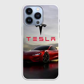 Чехол для iPhone 13 Pro с принтом Tesla Roadster в Белгороде,  |  | america | auto | car | electric | elon | motors | musk | roadster | tesla | usa | vehicle | авто | америка | илон | маск | модель | сша | тесла | электромобиль