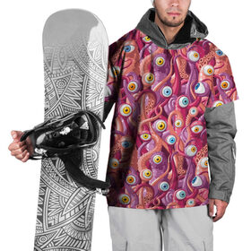 Накидка на куртку 3D с принтом Щупальца с Глазами в Белгороде, 100% полиэстер |  | cthulhu | monster | octopus | tentacles | ктулху | монстр | осьминог | тентакли | чудовище | щупальца