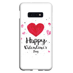 Чехол для Samsung S10E с принтом Valentines Day в Белгороде, Силикон | Область печати: задняя сторона чехла, без боковых панелей | Тематика изображения на принте: heart | holidays | valentines day | день святого валентина | надписи | праздники | сердце