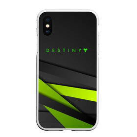 Чехол для iPhone XS Max матовый с принтом DESTINY / ДЕСТИНИ в Белгороде, Силикон | Область печати: задняя сторона чехла, без боковых панелей | action | destiny | destiny 2 | fantasy | game | hunter | online | tegunvteg | titan | traveller | warlock | игры | космос | шутер