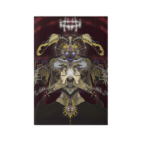 Обложка для паспорта матовая кожа с принтом Архангел Афтон в Белгороде, натуральная матовая кожа | размер 19,3 х 13,7 см; прозрачные пластиковые крепления | fnaf | william afton | ангел | архангел | афтон | крылья | робот | уильям афтон | фиолетовый человек