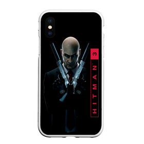 Чехол для iPhone XS Max матовый с принтом Hitman3 | Agent 47 в Белгороде, Силикон | Область печати: задняя сторона чехла, без боковых панелей | Тематика изображения на принте: 47 | hitman 3 | iq interactive | killer | pc | агент 47 | хитман