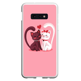 Чехол для Samsung S10E с принтом Happy Valentines Day в Белгороде, Силикон | Область печати: задняя сторона чехла, без боковых панелей | angel | cat | cats | cupid | day | happy | heart | love | rose | valentine | valentines | ангел | валентин | валентина | валентинка | день | кошки | купидон | любовь | святого | святой | сердце