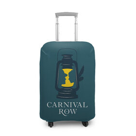 Чехол для чемодана 3D с принтом Карнивал Роу - Carnival Row в Белгороде, 86% полиэфир, 14% спандекс | двустороннее нанесение принта, прорези для ручек и колес | carnival row | волшебный | исторический | карнивал роу | крылья | лампа | лого | логотип | подарок | сериал | сказка | фея | шляпа