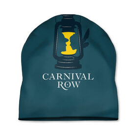 Шапка 3D с принтом Карнивал Роу - Carnival Row в Белгороде, 100% полиэстер | универсальный размер, печать по всей поверхности изделия | carnival row | волшебный | исторический | карнивал роу | крылья | лампа | лого | логотип | подарок | сериал | сказка | фея | шляпа