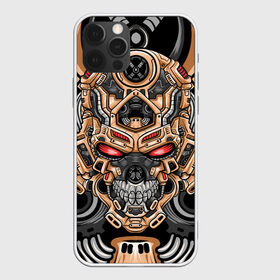 Чехол для iPhone 12 Pro Max с принтом CyberSkull в Белгороде, Силикон |  | cyberpunk | evil | head | mask | mechanical | rage | robot | skull | арт | гнев | голова | демон | дьявол | злой | киберпанк | маска | механический | монстр | робот | рога | самурай | череп