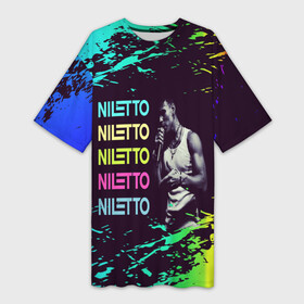 Платье-футболка 3D с принтом niletto в Белгороде,  |  | nilett | niletto | niletto любимка | niletto песни | niletto танцы | голос | данил хаски | клип | любимка | музыка | нилетто | нилетто любимка | пародия | песни | песня | песня любимка | рэп | танец | танцы | телевиде | шоу