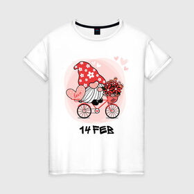 Женская футболка хлопок с принтом Love store в Белгороде, 100% хлопок | прямой крой, круглый вырез горловины, длина до линии бедер, слегка спущенное плечо | 14 февраля | love | the 14th of february | valentine | день влюбленных | любовь | пара | святой валентин