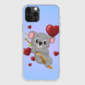 Чехол для iPhone 12 Pro Max с принтом Коала в Белгороде, Силикон |  | day | heart | koala | love | romantic | valentine | valentines | амур | валентина | влюбленные | влюбленных | всех | день | коала | купидон | любовь | романтика | романтичность | святого | сердечки | сердечко | сердце