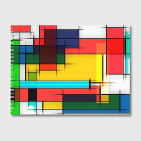 Альбом для рисования с принтом абстрактные фигуры цвета в Белгороде, 100% бумага
 | матовая бумага, плотность 200 мг. | абстракция | геометрия | краски | кубизм | линии | под все | прямоугольники | современное искусство | текстуры | тренды | фигуры | цвета | яркий