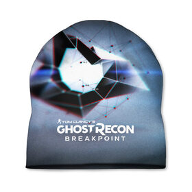 Шапка 3D с принтом GHOST RECON BREAK POINT в Белгороде, 100% полиэстер | универсальный размер, печать по всей поверхности изделия | Тематика изображения на принте: action | game | rainbow six siege | tom clancys | броня | игры | осада | радуга | радуга 6 | том кленси | шутер