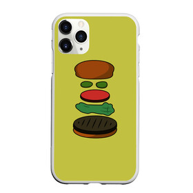 Чехол для iPhone 11 Pro матовый с принтом Бургер в разборе в Белгороде, Силикон |  | fastfood | food | pattern | бургер | бургер кинг | гамбургер | еда | макдональдс | паттерн | фастфуд