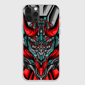 Чехол для iPhone 12 Pro Max с принтом CyberSkull в Белгороде, Силикон |  | Тематика изображения на принте: cyberpunk | evil | head | mask | mechanical | rage | robot | skull | арт | гнев | голова | демон | дьявол | злой | киберпанк | маска | механический | монстр | робот | рога | самурай | череп