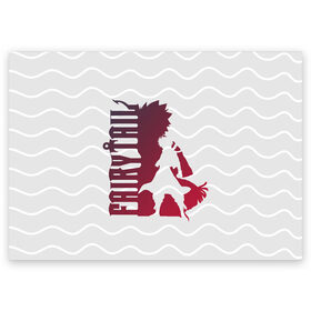 Поздравительная открытка с принтом Fairy tail | Хвост Феи в Белгороде, 100% бумага | плотность бумаги 280 г/м2, матовая, на обратной стороне линовка и место для марки
 | anime | fairy tail | аниме | анимэ | берсерк | волшебники | грей | локи | люси | нацу | сказка о хвосте феи | фэйри тэйл | хвост феи | эльза