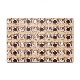 Пазл магнитный 126 элементов с принтом поп кэт в Белгороде, полимерный материал с магнитным слоем | 126 деталей, размер изделия —  180*270 мм | popping cat | кот | мем
