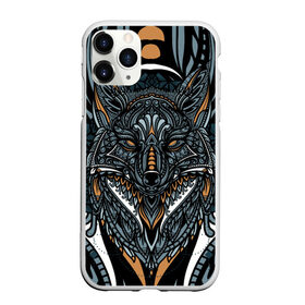 Чехол для iPhone 11 Pro матовый с принтом Рисунок лиса в Белгороде, Силикон |  | animal | art | fox | head | абстракция | арт | голова | животные | лиса | орнамент | рисунок