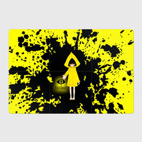 Магнитный плакат 3Х2 с принтом Little Nightmares Шестая в Белгороде, Полимерный материал с магнитным слоем | 6 деталей размером 9*9 см | horror | little nightmares | logo game | monster | девочка | логотипы игр | монстры | ужастики | шестая