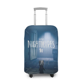 Чехол для чемодана 3D с принтом Little Nightmares II в Белгороде, 86% полиэфир, 14% спандекс | двустороннее нанесение принта, прорези для ручек и колес | games | little nightmares | playstation | игра | мрачный | персонаж игры | человечек