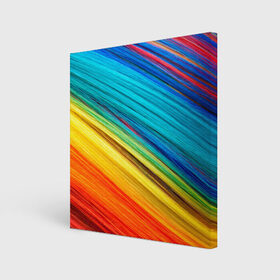 Холст квадратный с принтом цветной мех диагональ в Белгороде, 100% ПВХ |  | волокна | геометрия | диагональ | краски | мех | полоски | полосы | радуга | текстура | цвета | яркий