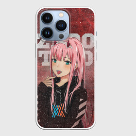 Чехол для iPhone 13 Pro с принтом Zero Two в толстовке в Белгороде,  |  | darling | darling in the franxx | zero two | вайфу | зеро ту | код 002 | любимый во франксе | франкс