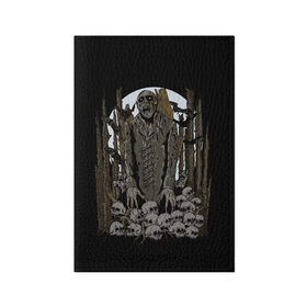 Обложка для паспорта матовая кожа с принтом Вампир в Белгороде, натуральная матовая кожа | размер 19,3 х 13,7 см; прозрачные пластиковые крепления | dracula | horror | nosferatu | vampire | вампир | влад цепеш | граф дракула | носферату | ужасы