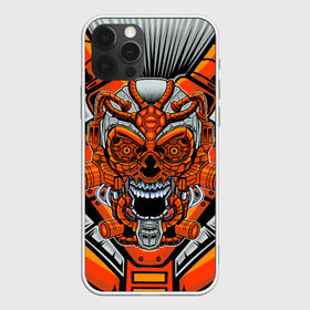 Чехол для iPhone 12 Pro Max с принтом CyberSkull в Белгороде, Силикон |  | cyberpunk | evil | head | mask | mechanical | rage | robot | skull | арт | гнев | голова | демон | дьявол | злой | киберпанк | маска | механический | монстр | робот | рога | самурай | череп