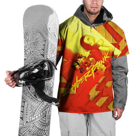 Накидка на куртку 3D с принтом CYBERPUNK 2077 в Белгороде, 100% полиэстер |  | Тематика изображения на принте: cd project red | cyberpunk 2077 | keanu reeves | samurai | киану ривз | киберпанк 2077 | самураи