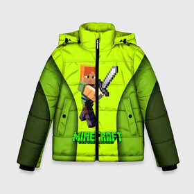 Зимняя куртка для мальчиков 3D с принтом Minecraft (S) в Белгороде, ткань верха — 100% полиэстер; подклад — 100% полиэстер, утеплитель — 100% полиэстер | длина ниже бедра, удлиненная спинка, воротник стойка и отстегивающийся капюшон. Есть боковые карманы с листочкой на кнопках, утяжки по низу изделия и внутренний карман на молнии. 

Предусмотрены светоотражающий принт на спинке, радужный светоотражающий элемент на пуллере молнии и на резинке для утяжки | creeper | earth | logo | mine | minecraft | mobile | online | земля | игра | крипер | лого | майнкрафт | онлайн | подземелье