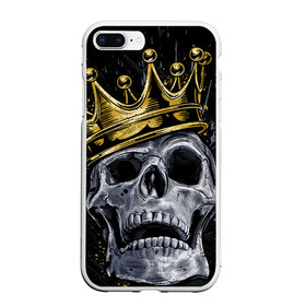 Чехол для iPhone 7Plus/8 Plus матовый с принтом Король скелетов в Белгороде, Силикон | Область печати: задняя сторона чехла, без боковых панелей | классный | кофта | майка итд | модный | новый | футболка | яркий