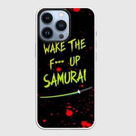 Чехол для iPhone 13 Pro с принтом WAKE THE F UP SAMURAI в Белгороде,  |  | Тематика изображения на принте: cyberpunk 2077 | hacker | maelstrom | militech | quadra | samurai | sci fi | technology | trauma team | v | будущее | игра | иероглифы | киану ривз | кибер | киберпанк | киборг | киборги | корпорация | лого | милитек | панк | роботы | самурай | т