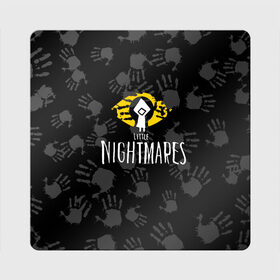 Магнит виниловый Квадрат с принтом Little Nightmares в Белгороде, полимерный материал с магнитным слоем | размер 9*9 см, закругленные углы | bandai namco entertainment | little | little nightmares | nightmares | tarsier studios | маленькие | платформер