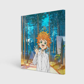 Холст квадратный с принтом Обещанный Неверленд в Белгороде, 100% ПВХ |  | yakusoku no neverland | аниме | аниме персонаж | анимесериал | бесконечное лето | грейс филд | норман | обещанная страна грёз | обещанный неверленд | эмма